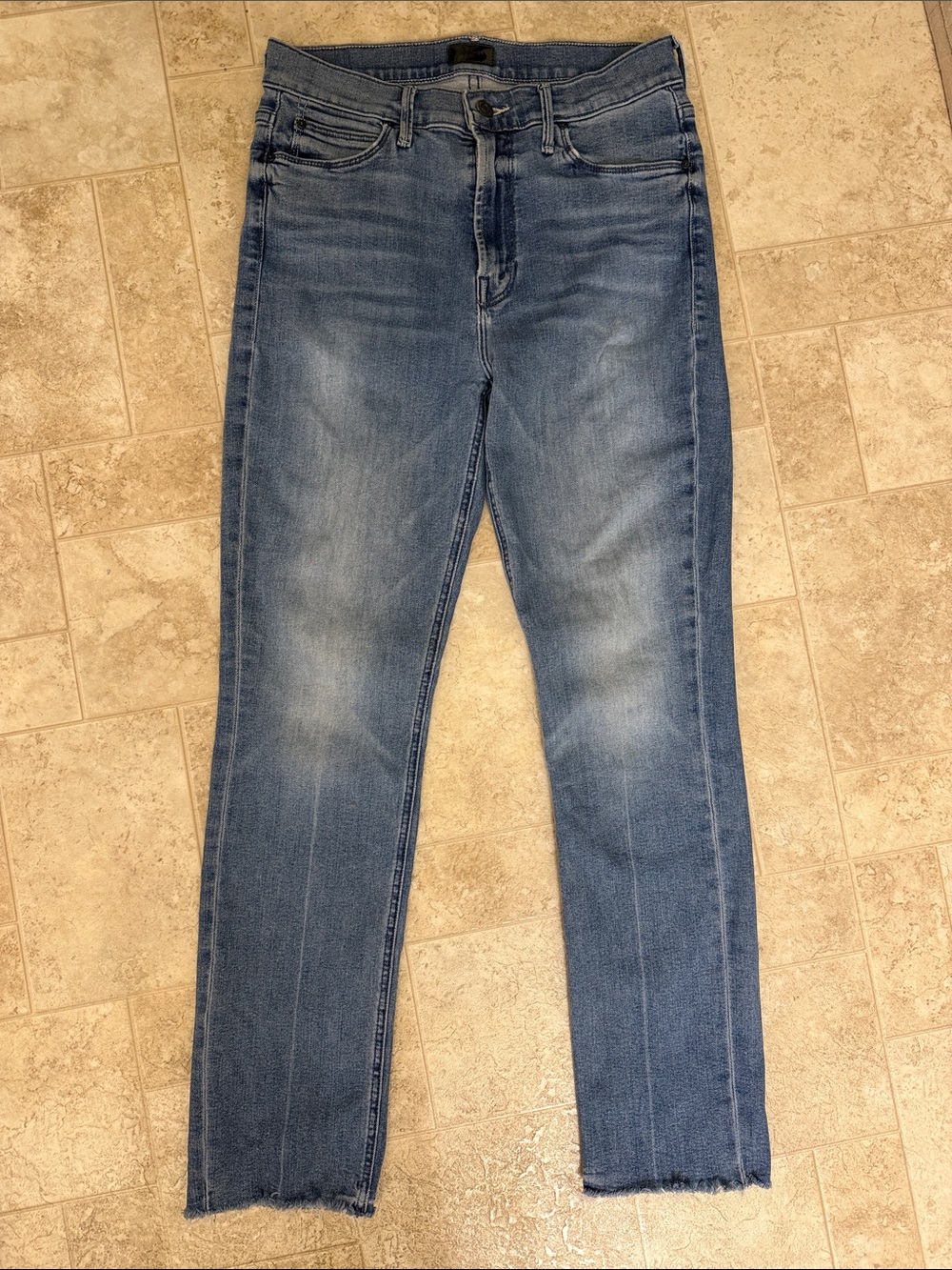 MOTHER Women's Skinny Jeans in Medium Blue Wash
